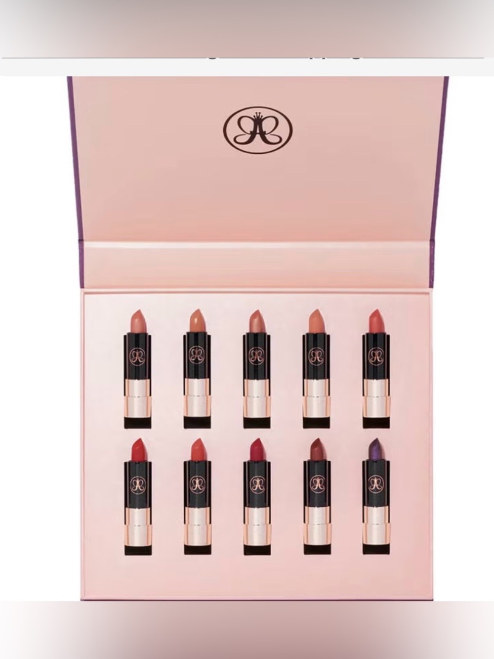 Anastasia Beverly Hills VAULT ~ 10 Mini Matte Lipsticks ~ Full Pigment Lipcolor